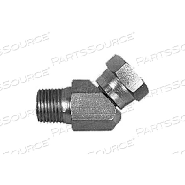 FML PIPE SWIVEL - НАРУЖНАЯ ТРУБНАЯ КОЛЕНЧАТАЯ ПАТРУБКА 45, H9355X12X12, ГАЙКА 3/4-14 NPSM, НАРУЖНАЯ РЕЗЬБА 3/4-14 NPT-MIN КОЛ-ВО 7