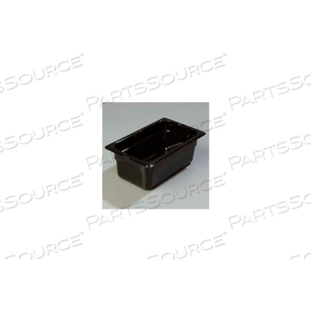 1028103 - ПИЩЕВАЯ КАСТРЮЛЯ TOPNOTCH ОДНА ЧЕТВЕРТЬ РАЗМЕРА 10-1/4 X 6-3/8, ЧЕРНАЯ