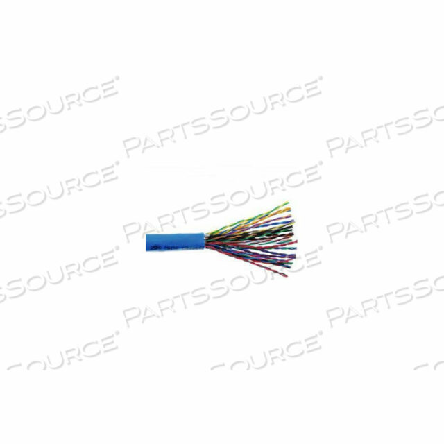 24AWG CAT5 25 PR ПВХ - 500 ФУТОВ. КАТУШКА СИНИЙ