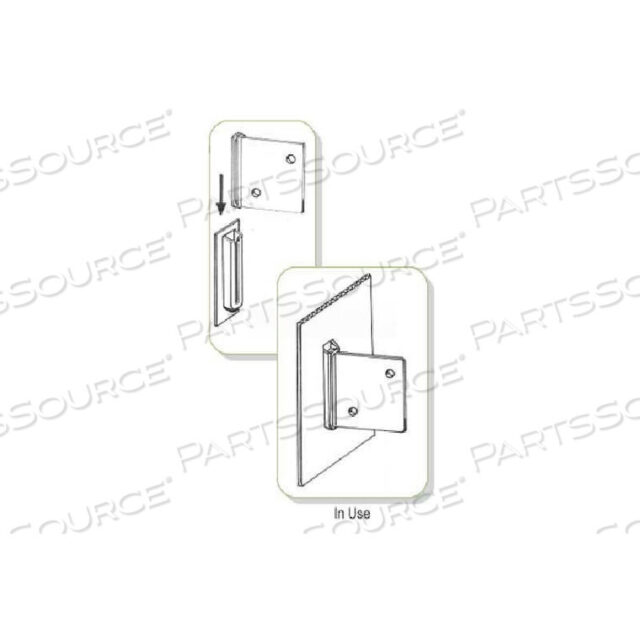 OEM#: SSC-72ГОФРИРОВАННЫЕ ПОЛКООПОРНЫЕ НАКЛАДКИ, 2-1/4L X 1-7/8H от Clip Strip Corp.