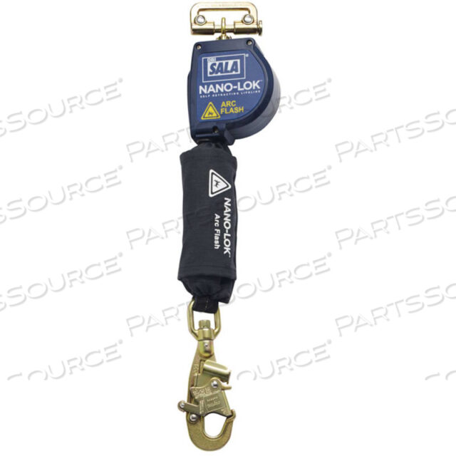 ARC FLASH SELF RETRACTING LIFELINE, STEEL SWIVEL SNAP HOOK 8
