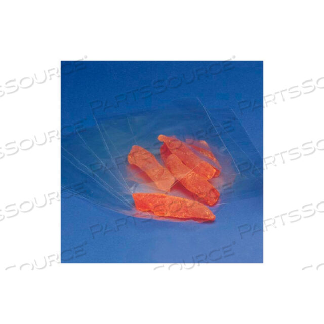 FLAT POLYPROPYLENE FLAT BAGS 6.75 X 4.75 1.5 MIL, PKG QTY 5,000