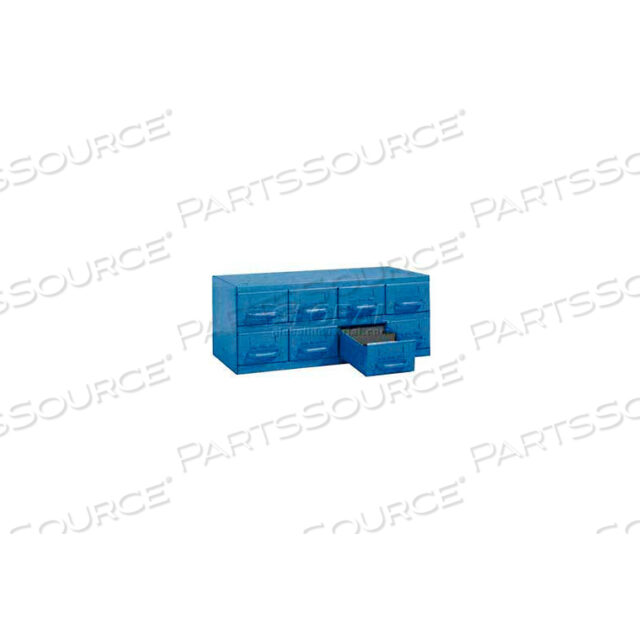 ШКАФ С 8 ЯЩИКАМИ, 23 Ш X 12 Г X 9-3/8 В, ТЕКСТУРИРОВАННЫЙ ЦВЕТ REGAL BLUE