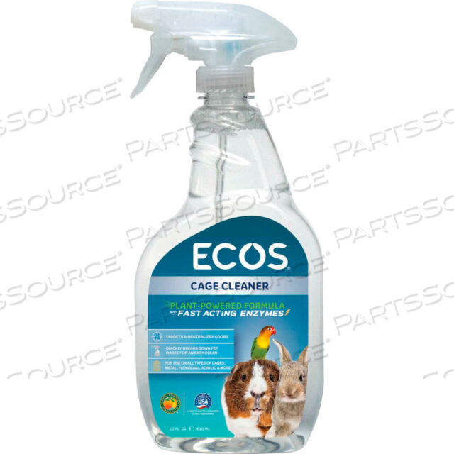 ECOS, СРЕДСТВО ДЛЯ ЧИСТКИ КЛЕТОК ДЛЯ ДОМАШНИХ ЖИВОТНЫХ, 22 УНЦИИ.