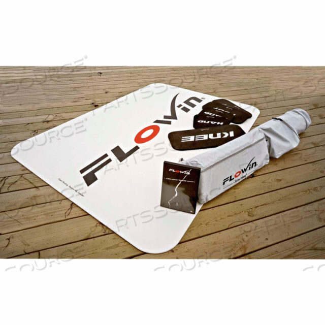 ТРЕНАЖЕРНАЯ ДОСКА FLOWIN SPORT, БЕЛАЯ, 55 X 39, СВОРАЧИВАЕМЫЙ КОВРИК, DVD, СУМКА ДЛЯ ПЕРЕНОСКИ И РУКОВОДСТВО ПО ЭКСПЛУАТАЦИИ