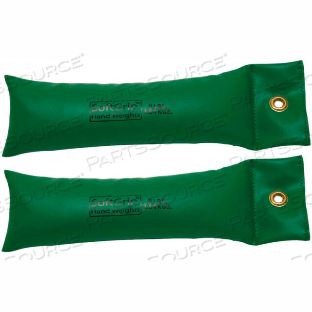 OEM#: 10-0361-2CANDO SOFTGRIP HAND WEIGHT, 8 ФУНТОВ, ЗЕЛЕНЫЙ, 1 ПАРА от Fabrication Enterprises
