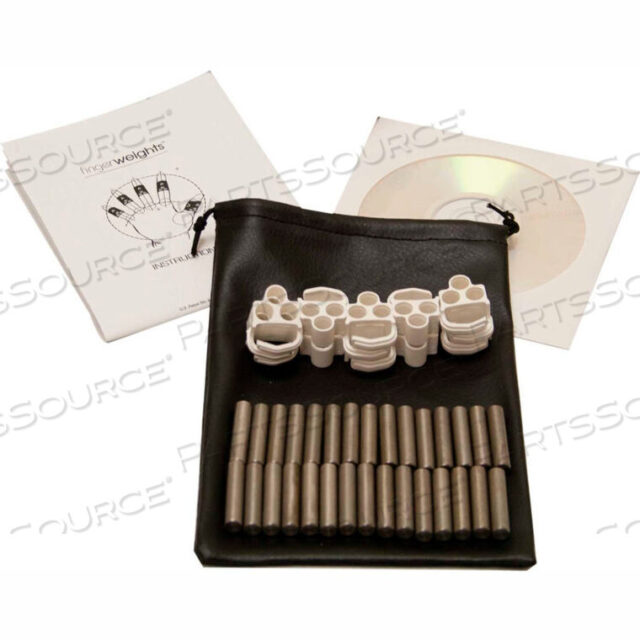 OEM#: 10-0471ТРЕНАЖЕР ДЛЯ ПАЛЬЦЕВ FINGERWEIGHTS, НАБОР ИЗ 5 ПАЛЬЦЕВ, БЕЛЫЙ от Fabrication Enterprises