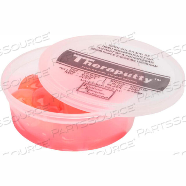 OEM#: 10-0911 THERAPUTTY STANDARD FERCISE PUTTY, КРАСНАЯ, МЯГКАЯ, 6 УНЦИЙ от Fabrication Enterprises