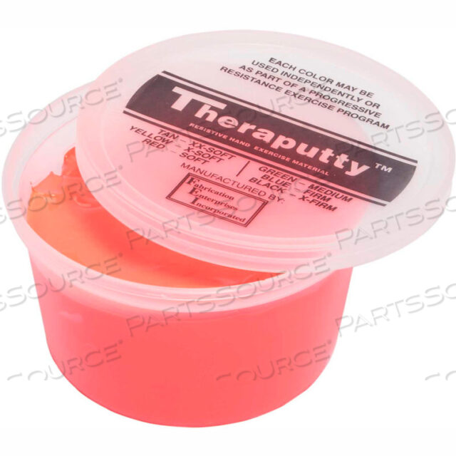 OEM#: 10-0919 THERAPUTTY STANDARD FERCISE PUTTY, КРАСНАЯ, МЯГКАЯ, 1 ФУНТ от Fabrication Enterprises