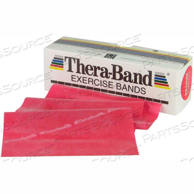 OEM#: 10-1001 ЛАТЕКСНАЯ ЭЛАНТИЧЕСКАЯ ЛЕНТА THERA-BAND, КРАСНАЯ, РУЛОН 6 ЯРДОВ/КОРОБКА от Fabrication Enterprises