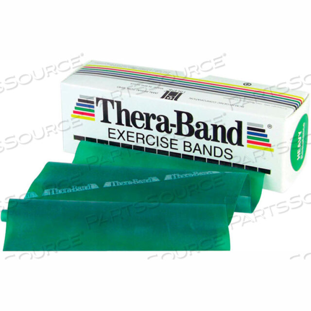 OEM#: 10-1002Латексная лента для упражнений THERA-BAND, ЗЕЛЕНАЯ, РУЛОН 6 ЯРДОВ/КОРОБКА от Fabrication Enterprises