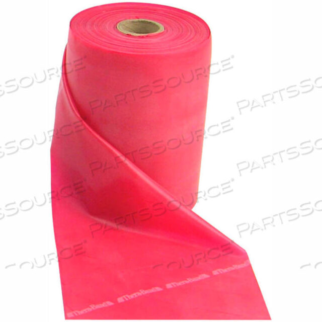OEM#: 10-1196 THERA-BAND ЛАТЕКСНАЯ ЭЛАНТИЧЕСКАЯ ЛЕНТА, КРАСНАЯ, РУЛОН 50 ЯРДОВ/КОРОБКА от Fabrication Enterprises