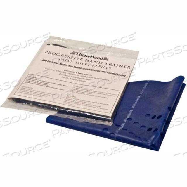 OEM#: 10-1274THERA-BAND PROGRESSIVE HAND TRAINER, 6 ЛИСТОВ, СИНИЙ, ТЯЖЕЛЫЙ от Fabrication Enterprises