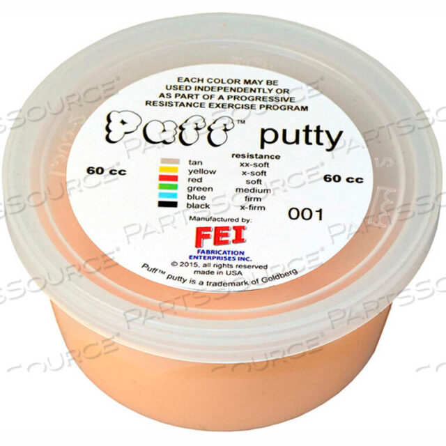 OEM#: 10-1400PUFF LITE ЦВЕТНАЯ ШПАТЛЕВКА ДЛЯ ТРЕНИРОВОК, XX-SOFT, КОРИЧНЕВАЯ, 60CC от Fabrication Enterprises