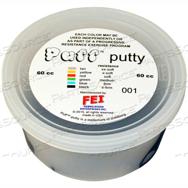 OEM#: 10-1405PUFF LITE ЦВЕТНАЯ ШПАТЛЕВКА ДЛЯ ТРЕНИРОВОК, X-FIRM, ЧЕРНАЯ, 60CC от Fabrication Enterprises