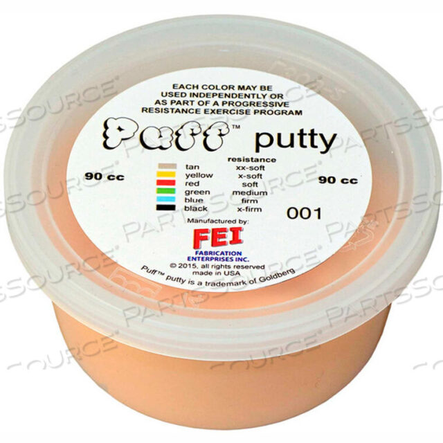 OEM#: 10-1410PUFF LITE ЦВЕТНАЯ ШПАТЛЕВКА ДЛЯ ТРЕНИРОВОК, XX-SOFT, КОРИЧНЕВАЯ, 90CC от Fabrication Enterprises