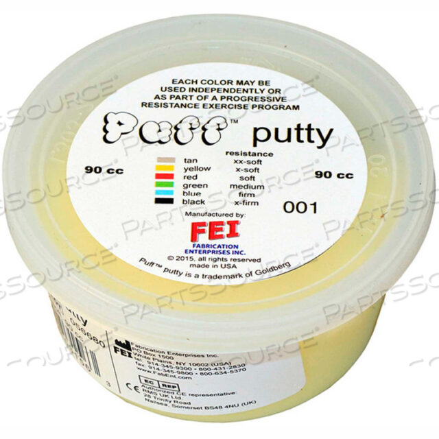 OEM#: 10-1411PUFF LITE ЦВЕТНАЯ ШПАТЛЕВКА ДЛЯ ТРЕНИРОВОК, X-SOFT, ЖЕЛТАЯ, 90CC от Fabrication Enterprises