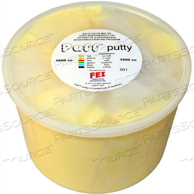 PUFF LITE ЦВЕТОВАЯ ПЛАСТИКОВАЯ ЗАСЛОНКА ДЛЯ ТРЕНИРОВОК, X-SOFT, ЖЕЛТАЯ, 1600CC