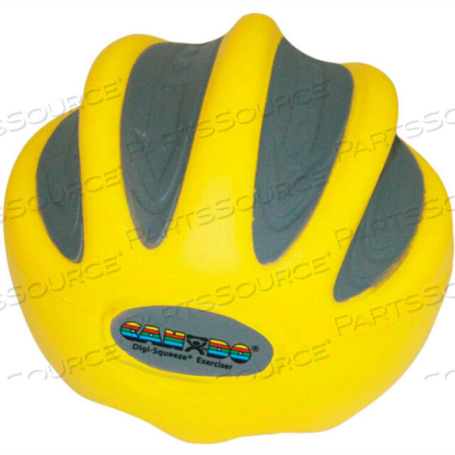 OEM#: 10-1970CANDO DIGI-SQUEEZE ТРЕНАЖЕР ДЛЯ РУК, МАЛЕНЬКИЙ, ЖЕЛТЫЙ, X-LIGHT от Fabrication Enterprises
