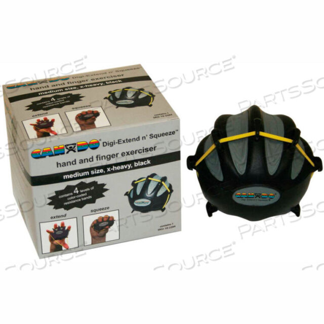OEM#: 10-2294CANDO DIGI-EXTEND N SQUEEZE ТРЕНАЖЕР, X-HEAVY, ЧЕРНЫЙ, БОЛЬШОЙ от Fabrication Enterprises