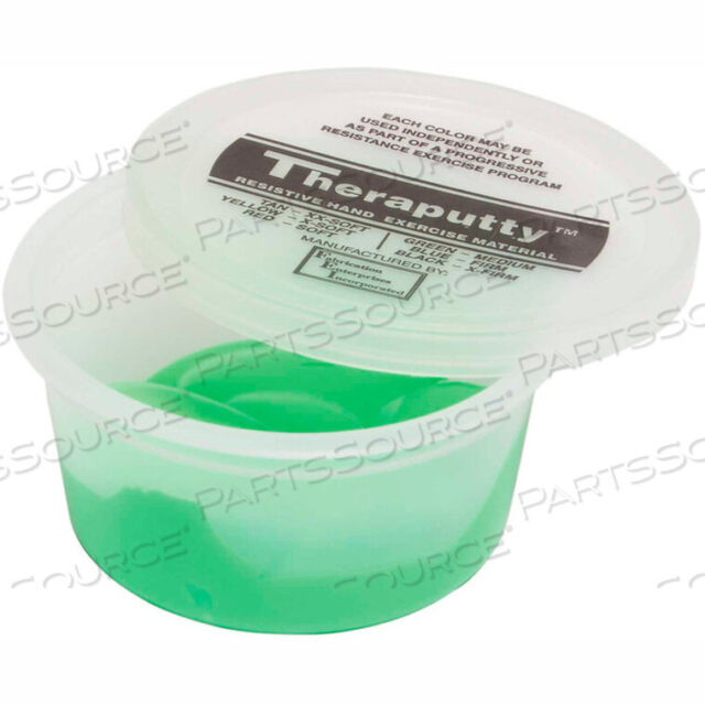 OEM#: 10-2603THERAPUTTY PLUS АНТИМИКРОБНАЯ ЗАМАСКА ДЛЯ УПРАЖНЕНИЙ, ЗЕЛЕНАЯ, 2 УНЦИИ, СРЕДНЯЯ от Fabrication Enterprises