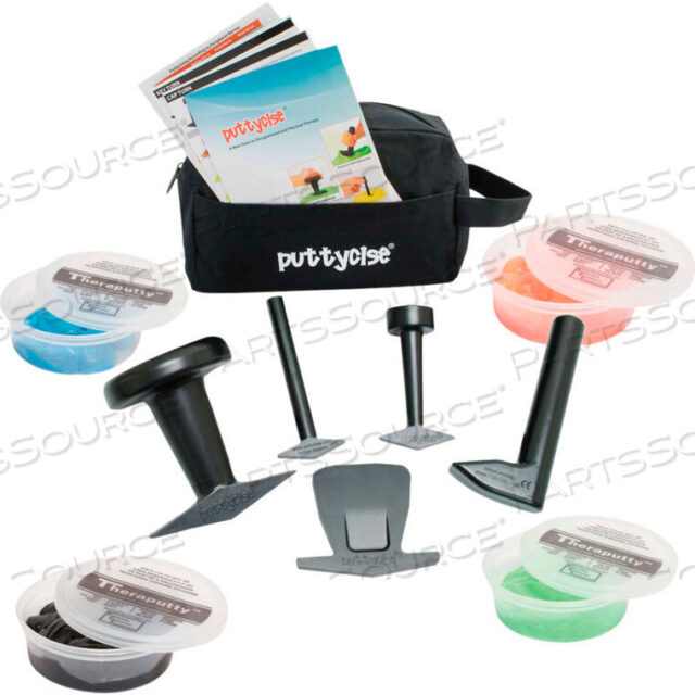 OEM#: 10-2834НАБОР ШПАТЛЕВОК PUTTYCISE THERAPUTTY, 5 ИНСТРУМЕНТОВ, 4 X 6 УНЦИЙ. ШПАТЛЕВКИ, ТВЕРДЫЕ (КРАСНЫЙ, ЗЕЛЕНЫЙ, СИНИЙ, ЧЕРНЫЙ) от Fabrication Enterprises