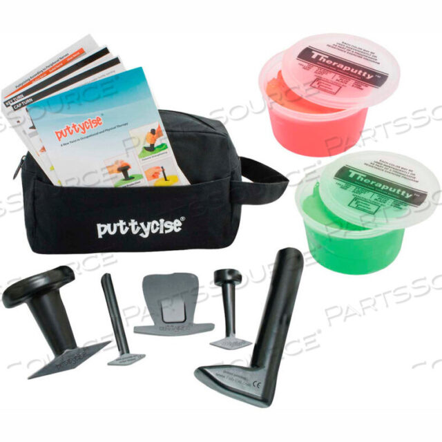 OEM#: 10-2851НАБОР PUTTYCISE THERAPUTTY ECONOMY, 5 ИНСТРУМЕНТОВ, 2 X 1 ФУНТ. ШПАТЛЕВКИ, СРЕДНЕЙ ЖИДКОСТИ (КРАСНАЯ И ЗЕЛЕНАЯ) от Fabrication Enterprises