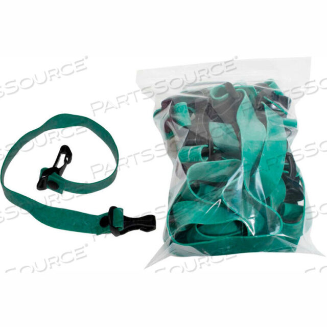 OEM#: 10-3203-10CANDO ADJUSTABLE EXERCISE BAND, MEDIUM, GREEN, 10 EACH by Fabrication Enterprises