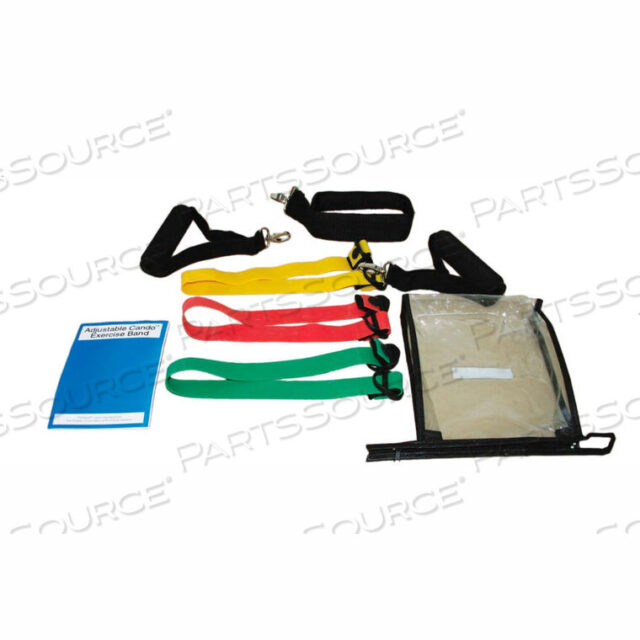 OEM#: 10-3232CANDO ADJUSTABLE FERCISE BAND, КОМПЛЕКТ 3 РЕЗИН - ЖЕЛТАЯ, КРАСНАЯ, ЗЕЛЕНАЯ) от Fabrication Enterprises