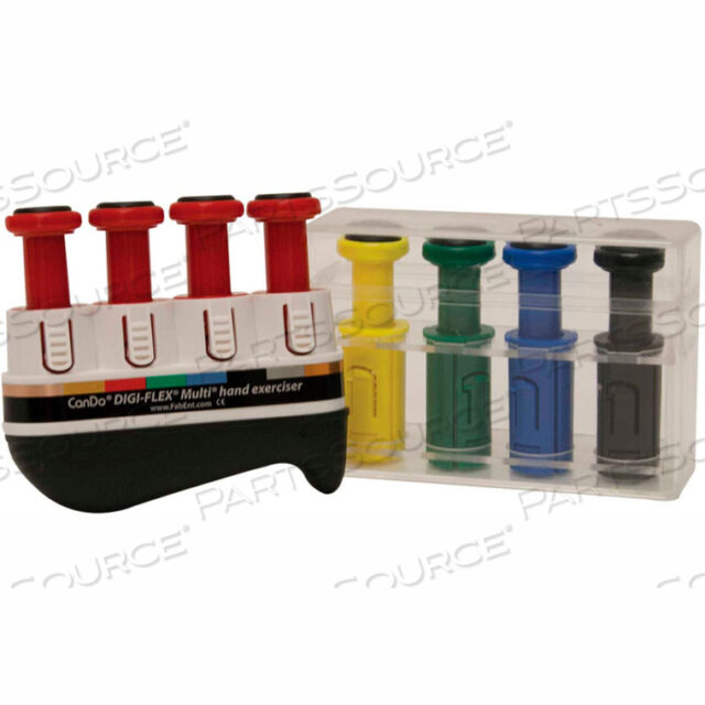 OEM#: 10-3742SDIGI-FLEX MULTI HAND EXERCISER, PROGRESSIVE STARTER PACK, RED & 4 ADDITIONAL BUTTONS by Fabrication Enterprises