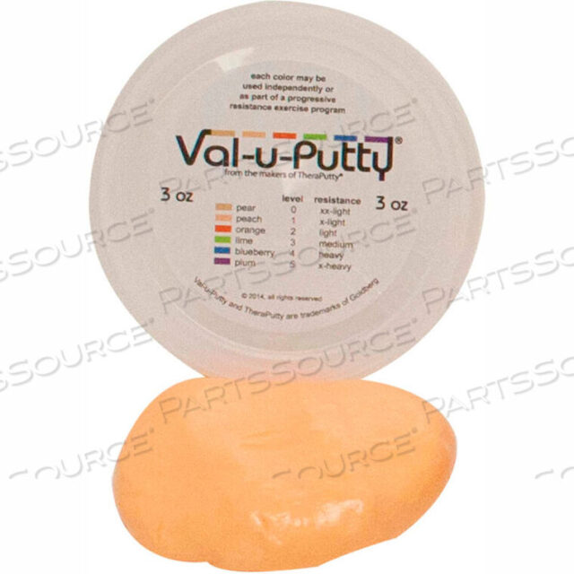OEM#: 10-3911VAL-U-PUTTY ШПАТЛЕВКА ДЛЯ ТРЕНИРОВОК, ПЕРСИКОВАЯ, ОЧЕНЬ МЯГКАЯ, 3 УНЦИИ от Fabrication Enterprises