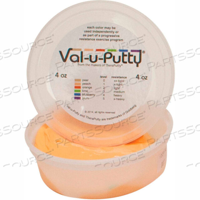 OEM#: 10-3921VAL-U-PUTTY ШПАТЛЕВКА ДЛЯ ТРЕНИРОВОК, ПЕРСИКОВАЯ, ОЧЕНЬ МЯГКАЯ, 4 УНЦИИ от Fabrication Enterprises
