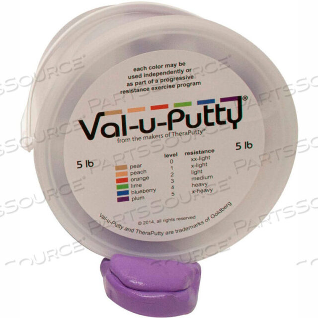 OEM#: 10-3955VAL-U-PUTTY ШПАТЛЕВКА ДЛЯ ТРЕНИРОВОК, СЛИВОВАЯ, X-FIRM, 5 ФУНТОВ от Fabrication Enterprises