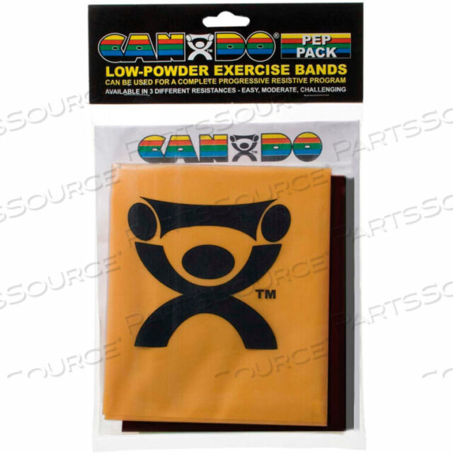 OEM#: 10-5284CANDO LOW POWDER EXERCISE BAND PEP PACK, 4 BAND, DIFFICULT - ЧЕРНЫЙ, СЕРЕБРИСТЫЙ, ЗОЛОТОЙ от Fabrication Enterprises