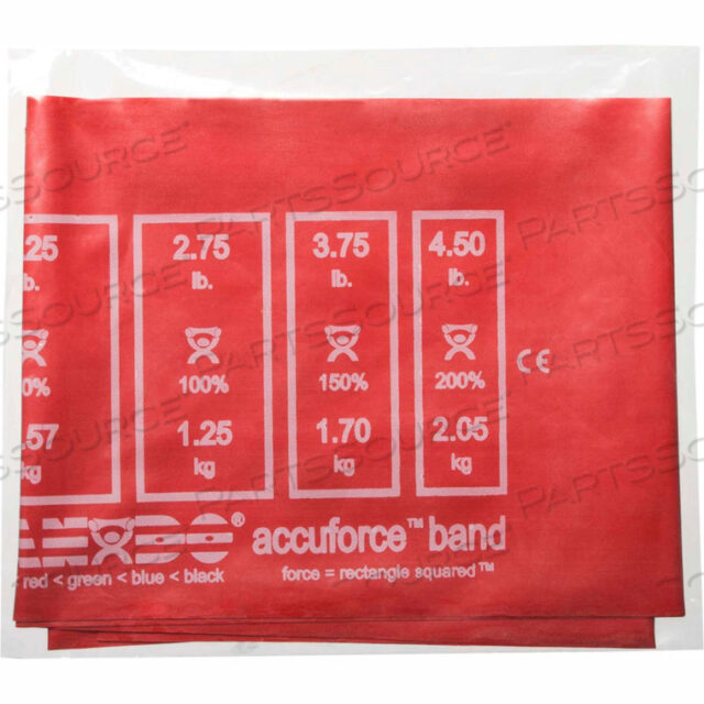 OEM#: 10-5902CANDO ACCUFORCE EFERCISE BAND, КРАСНЫЙ, 48L BAND от Fabrication Enterprises