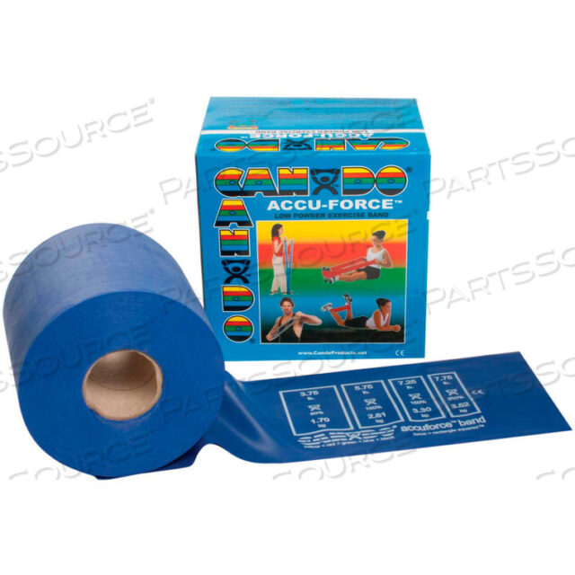 OEM#: 10-5924CANDO ACCUFORCE EFERCISE BAND, СИНИЙ, РУЛОН 50 ЯРДОВ от Fabrication Enterprises