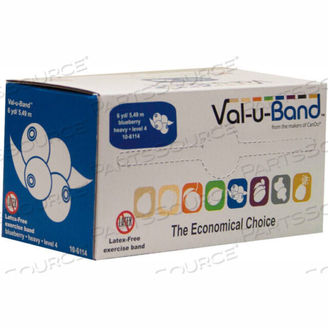 OEM#: 10-6114VAL-U-BAND ЛАТЕКСНАЯ ЭЛАНТИЧЕСКАЯ ЛЕНТА, ЧЕРНИКА - УРОВЕНЬ 4, РУЛОН 6 ЯРДОВ/КОРОБКА от Fabrication Enterprises