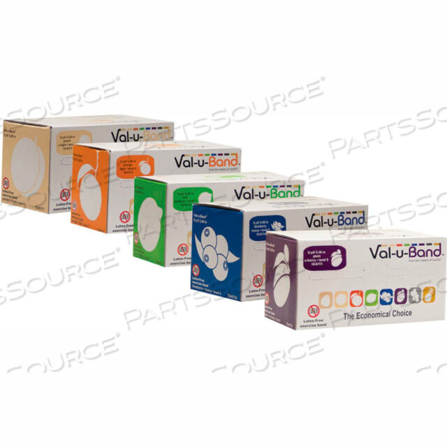 OEM#: 10-6118VAL-U-BAND ЛАТЕКСНАЯ ЭЛАНТИЧЕСКАЯ ЛЕНТА, РУЛОН 6 ЯРДОВ/КОРОБКА, НАБОР 5 ЦВЕТОВ от Fabrication Enterprises