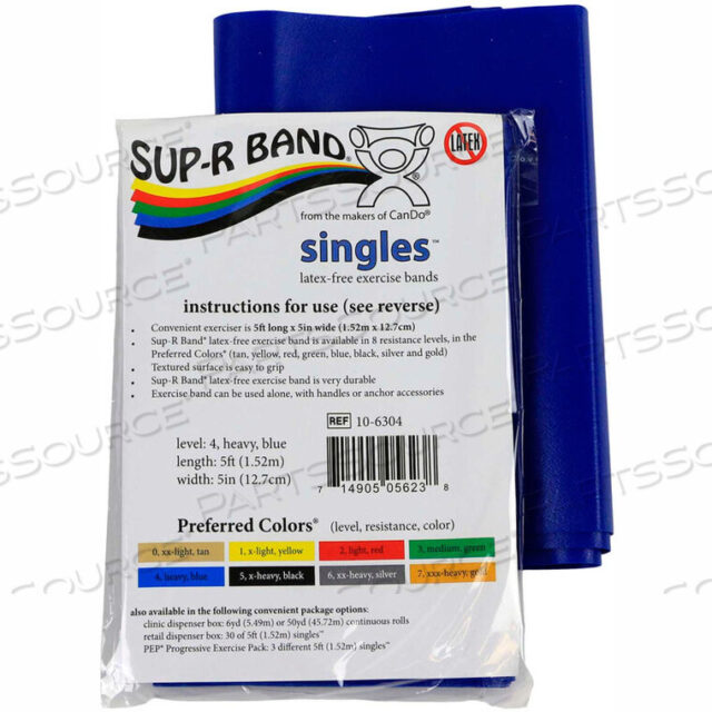 OEM#: 10-6304SUP-R BAND БЕЗЛАТЕКСНАЯ ЭЛАНТИЧЕСКАЯ ЛЕНТА, 5 ПОЛОС, СИНИЙ, 1/УП от Fabrication Enterprises