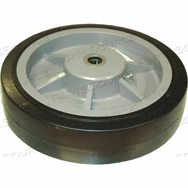 OEM#: FG1306L3000010 КОЛЕСО С КРЕПЕЖОМ ВКЛЮЧАЕТ (1) КОЛЕСО, (2) ШАЙБЫ И (1) ГАЙКУ ОСИ от Rubbermaid Medical Division