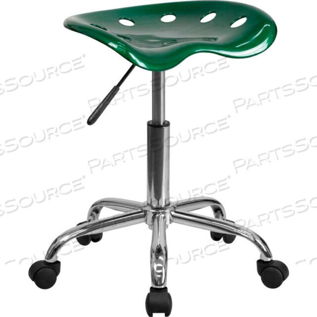 FLASH FURNITURE СТОЛ-ТАБУРЕТ - БЕЗ СПИНКИ - ПЛАСТИК - ЗЕЛЕНЫЙ