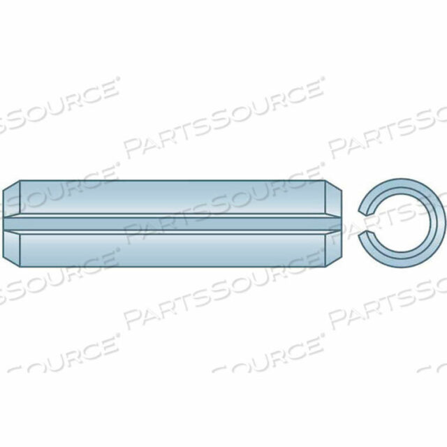OEM#: SP-140-10009/64 X 1 ПРУЖИННЫЙ ШТИФТ - ВЫСОКОУГЛЕРОДИСТАЯ СТАЛЬ - ЦИНКОВОЕ ПОКРЫТИЕ - ASME B18.8.2 - СДЕЛАНО В США компанией Flint Hills Trading