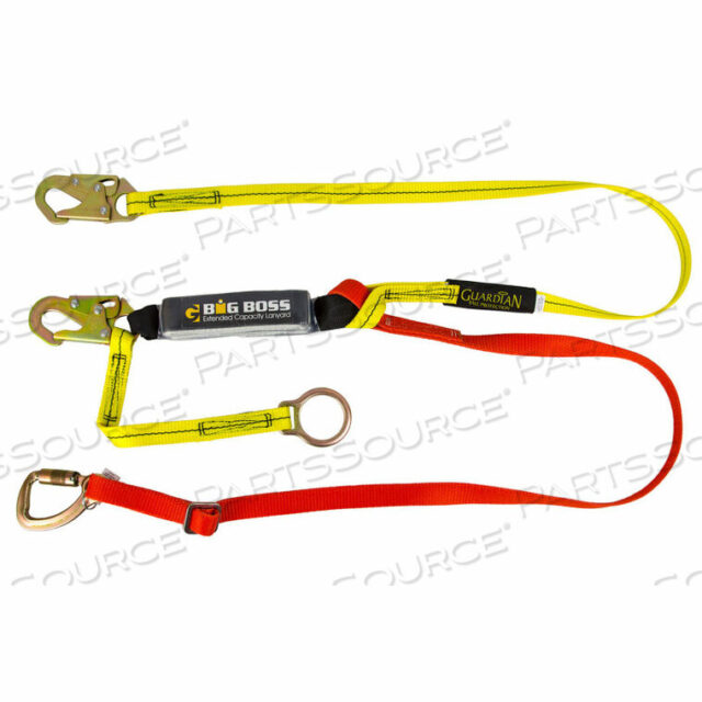OEM#: 115204-В-1 СТРОПА, СТАЛЬНЫЕ КАРАБИНЫ, КАРАБИН TRIPLE LOCK 5K, УДЛИНИТЕЛЬ 18, D-ОБРАЗНОЕ КОЛЬЦО, НЕЙЛОН от Guardian Fall Protection