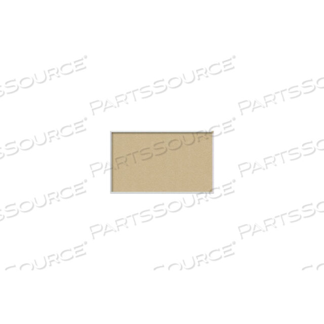 BULLETIN BOARD - VINYL - ALUMINUM FRAME - 46.5W X 36H - CARAMEL