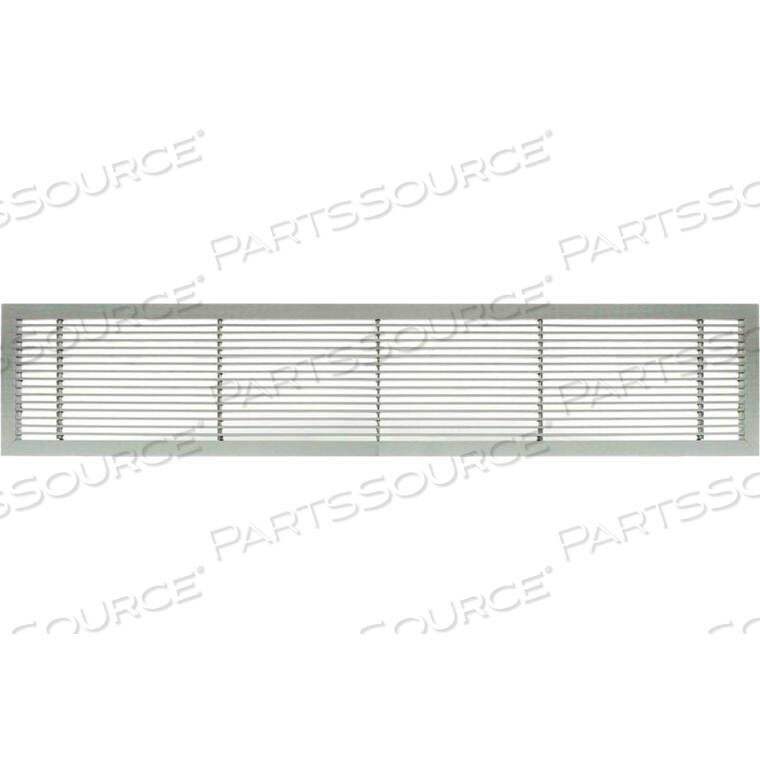 OEM#: 100061401AG10 СЕРИЯ 6 X 14 ЦЕЛЬНАЯ АЛЮМИНИЕВАЯ ФИКСИРОВАННАЯ РЕШЕТКА ДЛЯ ПОДАЧИ/ВОЗВРАТА ВОЗДУХА, МАТОВЫЙ САТИНОВЫЙ ОТДЕЛ ОТ Giumenta Corp-Architectural Grille
