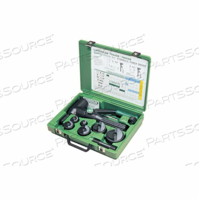 OEM#: 7906SBКОМПЛЕКТ ГИДРАВЛИЧЕСКОГО ПЕРФОРАТОРА 6 ROUND KO SLUG-SPLITTING от Greenlee