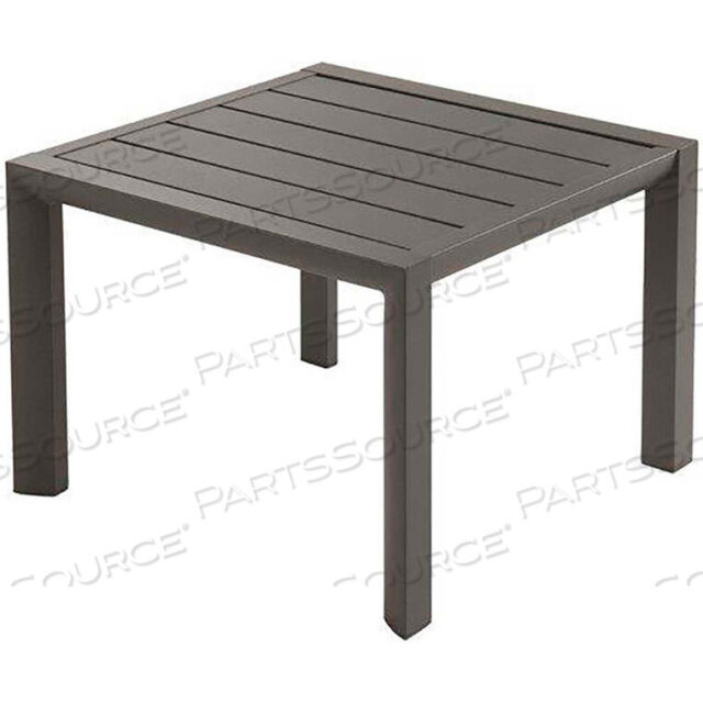 OEM#: US040288НИЗКИЙ СТОЛ ДЛЯ УЛИЦЫ 20 X 20 - АЛЮМИНИЙ - ВУЛКАНИЧЕСКИЙ ЧЕРНЫЙ - СЕРИЯ SUNSET от Grosfillex