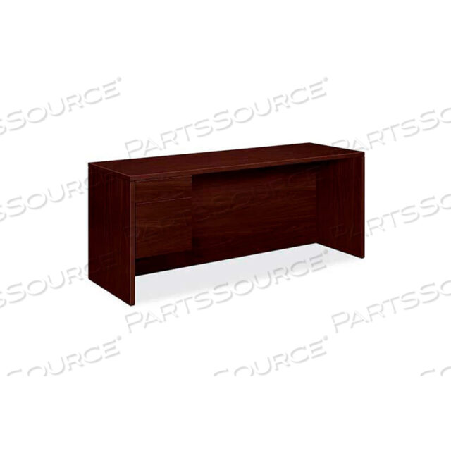 КОМОД С ЛЕВЫМ ПЬЕДЕСТАЛОМ - 72Ш X 24Г X 29-1/2В - КРАСНОЕ ДЕРЕВО - СЕРИЯ 10500