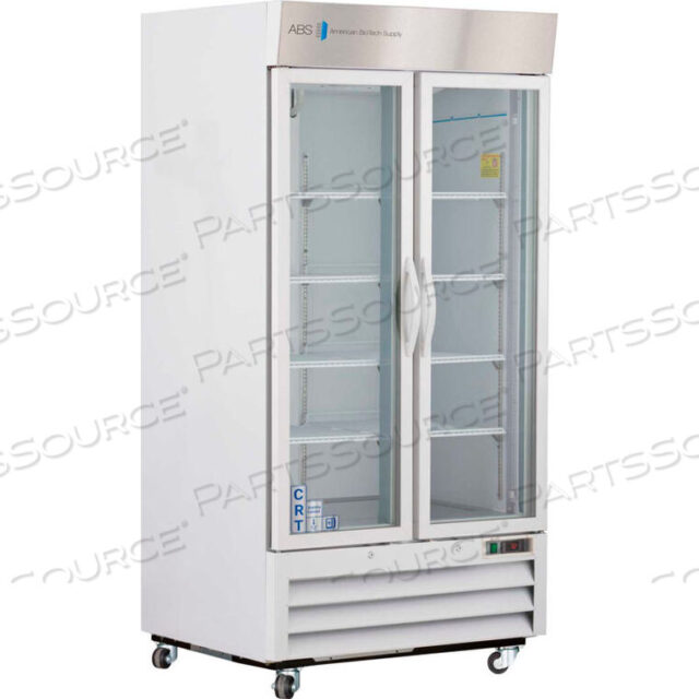 OEM#: CRT-ABT-HC-S36GABS ВЕРТИКАЛЬНЫЙ КОНДИЦИОНЕР ТЕМПЕРАТУРЫ В КОМНАТЕ, СТЕКЛЯННАЯ ДВЕРЬ, 36 куб. ФУТОВ от American BioTech Supply
