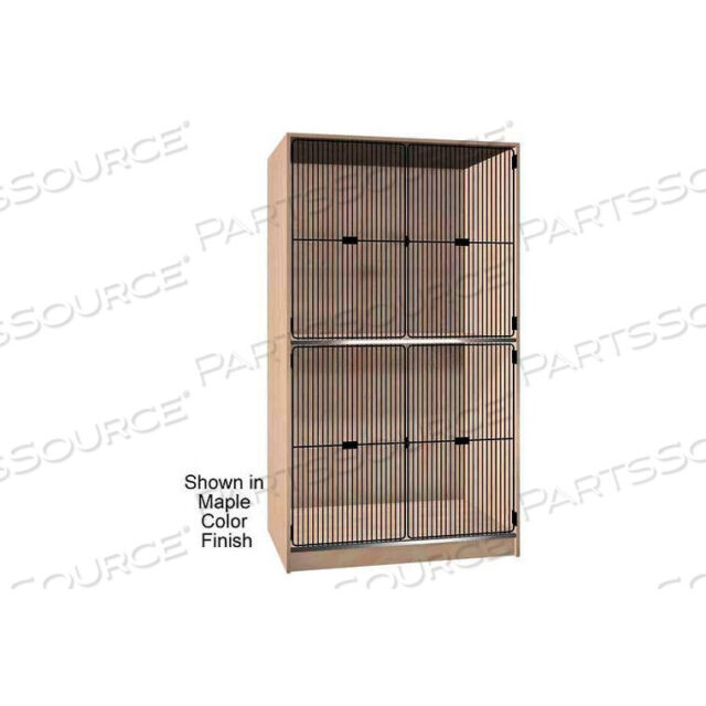 OEM#: 302-15-G-GG2 COMPARTMENT GREY GRILL DOOR WOOD STORAGE CABINET, FOLKSTONE COLOR by Ironwood Manufacturing Inc